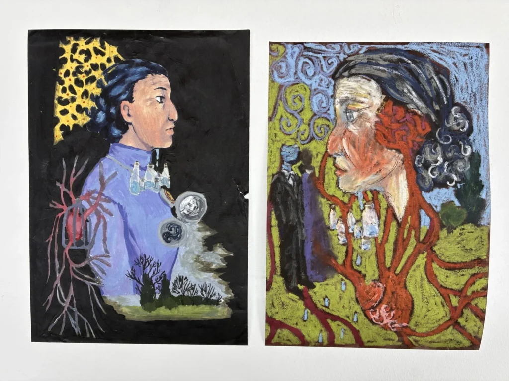 An image showing an example of artwork produced by Oxford Brookes University Art students.