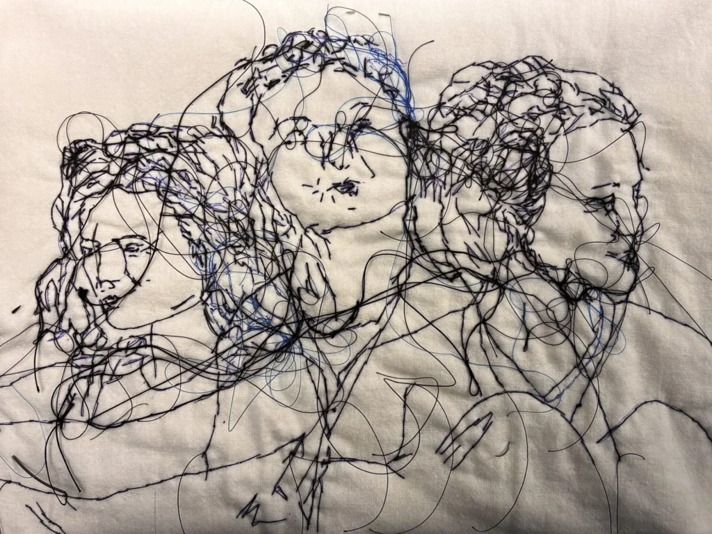 Images showing a selection of artwork created by Oxford Brookes University students.