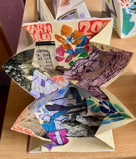 An image showing artwork produced at the workshops