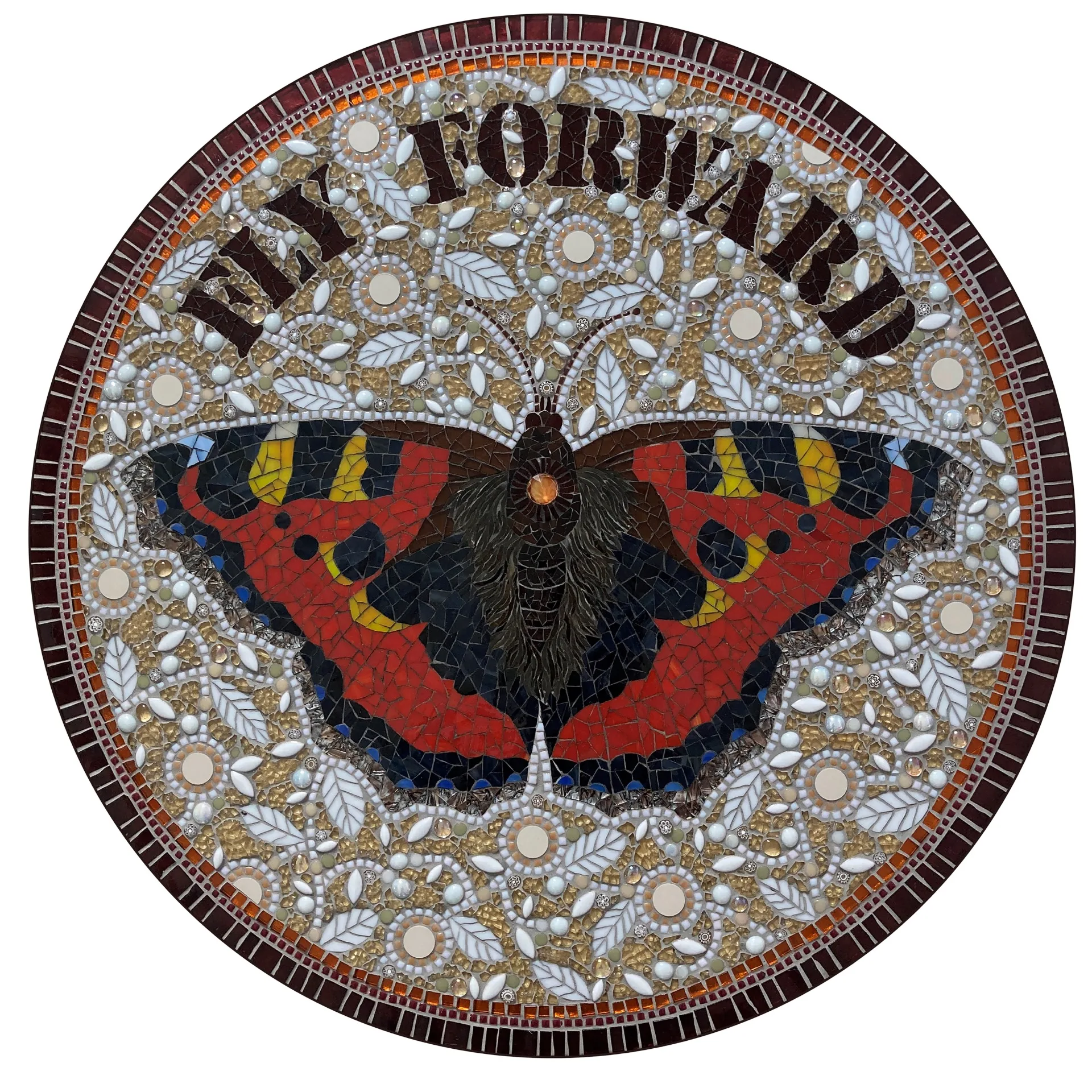 These mosaic plaques were designed with input from service-users who also chose the wording.
Credit: Tom Cox