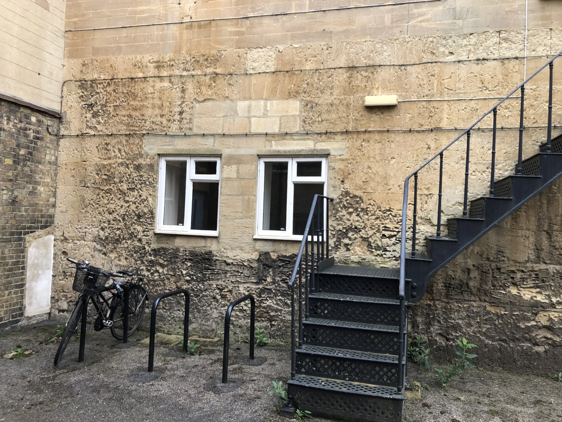 Outside the kitchen window today.
Credit: Donald Insall AssociatesCredit: Oxfordshire Health Archives OHA W10 A1/19