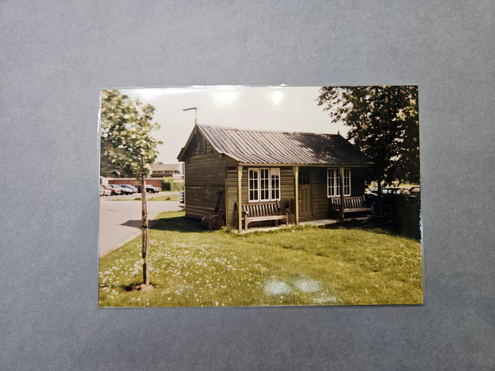 The West Pavilion (since demolished) on the site of the former cricket pitch.
Credit: Oxfordshire Health Archives OHA W10 A4/2/5